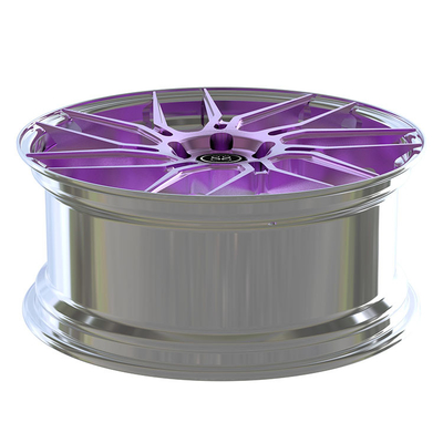 Violet Disc Forged 2 PC-de Legeringsranden van het Wielenaluminium 19 20 21 Opgepoetste Duim Vat