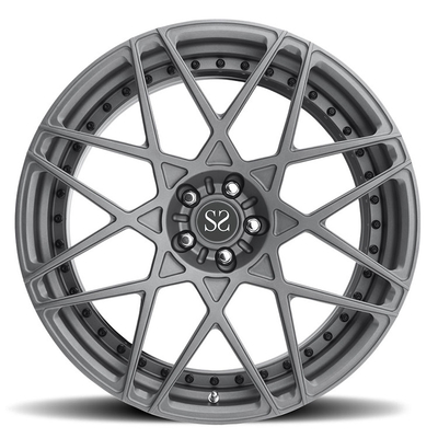 Alloy Custom Rims 1PC gesmeed wiel voor Land Rover Ferrari Zwart 18 19 inch 5x112