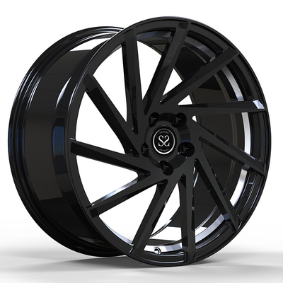 19 inch gespreide zwarte 1 st gesmede aluminium wielen voor Lamborghin Hurucan