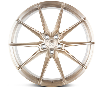 De gesmede van de de Randen24inch Luxe van 1 Stukvossen EVO2 Auto Rose Gold Wheels