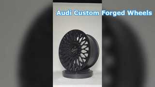 Multi-spaaks satijnzwart 1-PC gesmede velgen 18", 19", 20", 21", 22" en 23" voor Audi