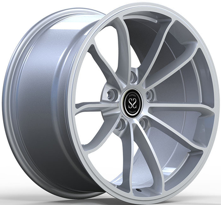 19x8.5 19x11 verzilveren 1 Stuk Gesmede de Legeringsrand 5x130 van Wielenmonblock voor Porsch 991