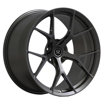 Monoblock 1 Stuk Gesmede Wielenaluminium Geborstelde Zwarte voor de Autoranden van BMW M3
