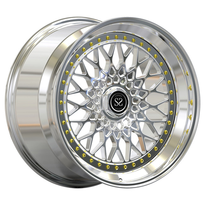 21inch 2 van het Aluminiumwielen van PC Stuk Gesmede de Vatenlippen Audi RS7 van Chrome