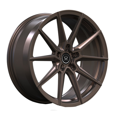 Het donkere Brons sprak 1 PC Gesmede Gewankelde Wielen 19inch voor de Randen van de de Luxeauto van Audi S5