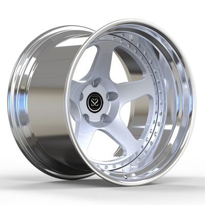 Porsche GT4 omrandt 2 PC Gesmede Wielen Grote Lip Opgepoetste 19x12J Negatieve Compensatie