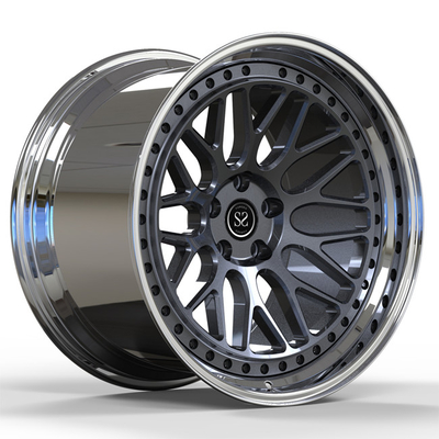 Gewankelde 20inch 20X9.5 20X10.5 smeedde 2 stukkenwielen voor de Gestapte Lip van Nissan GTR
