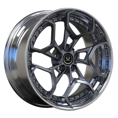 Wielen 20inch van douane de Poolse 2 stukken Gesmede Randen voor het Grijs van Mercedes Benz A35