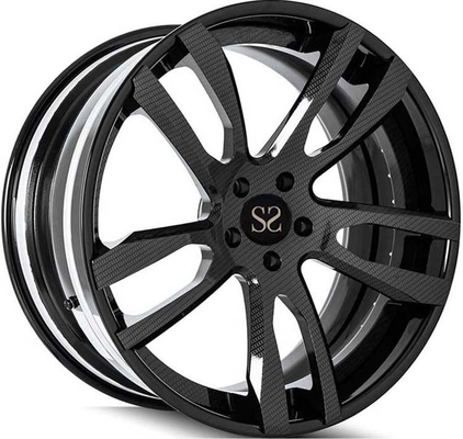 Zwarte de Randenwielen Ford Mustang 20x9.5 van het Gezichts3pc Gesmede Aluminium | 20x12.5