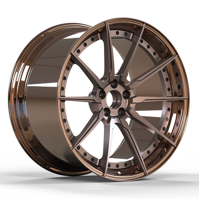De Gesmede douane 2PC omrandt Wielen Opgepoetste Lip 8Jx20 ET309Jx20 ET44 voor BMW 520 530