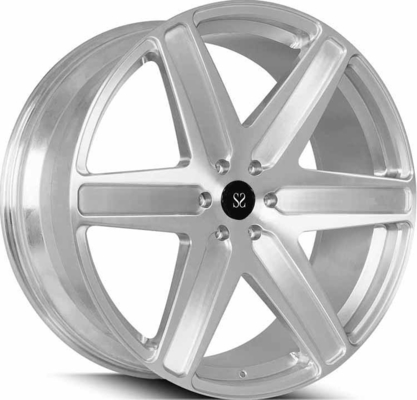 De duidelijke Borstel 1Piece smeedde 6 van Aluminiumwielen 22 X 9,5 X 139,7 voor Toyota Land Cruiser
