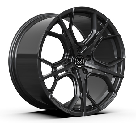 Opgepoetste Lippen 1 Stuk Gesmede Randen Monoblock Matte Black 20inch Porsche 911 Concave Wielen