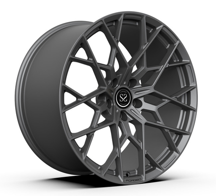 De Monoblock Gesmede Gewankelde Porsche Cayenne Wielen van Matte Black Rims 22inch 22x10.5 22x11.5