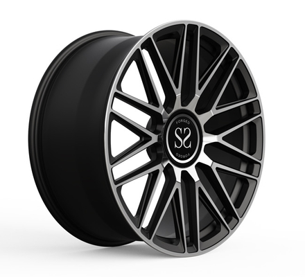 Monoblock 1 Gesmede Stukranden rijdt Zwart Machinaal bewerkt Gezicht 21x9 21x10 Gewankelde Mercedes Benz