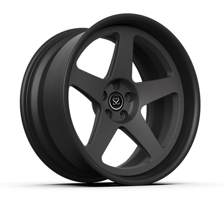 De douane smeedde het Wiel18inch 18x9 Grafiet Zwarte Randen van 2 stukkensubaru legacy