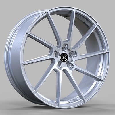 De Legeringsranden 19x8.5 18x8.5 van het douane Zilveren 1PC Gesmede Aluminium voor SUBARU WRX VB