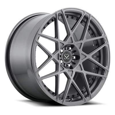 Alloy Custom Rims 1PC gesmeed wiel voor Land Rover Ferrari Zwart 18 19 inch 5x112