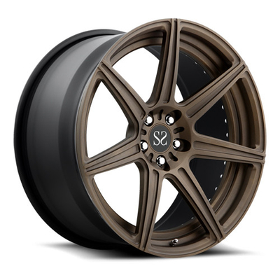Aluminium legering 2 stukjes gesmeed brons wielen voor Audi Rs6 Rs7 Rims21 22 inch 5x112