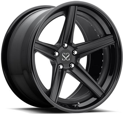 Hyper Black 1PC gesmeed aluminium ring 20 21 en 22 inch 5x120 5x100 5x105 5x112