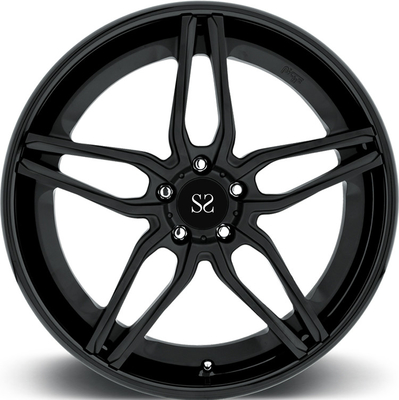 Black Spoke 1pc gesmeed legeringswielen 18 19 20 21 22 inch PCD 5x120 Custom luxe velgen