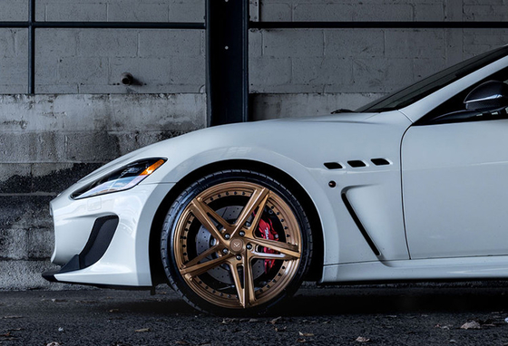 Goud 1-PC 18 19 inch gesmeed legering aangepaste velgen voor Maserati wielen