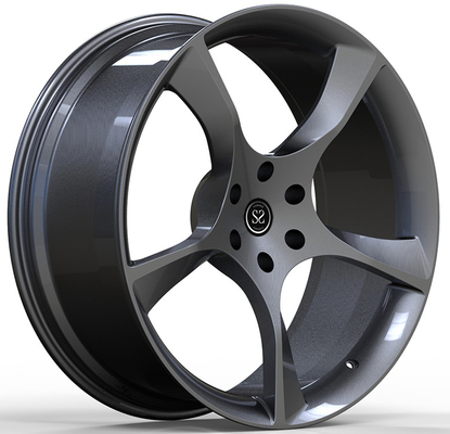 Op maat gesmeed 2PC velgen Mk7.5 19x8.5 Gloss Gun Metalen bewerkte gezicht