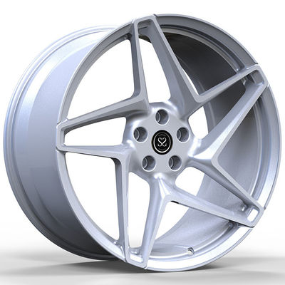 SF90 Spider Custom Gesmeed 1pc Rims Zilver Staggered 9.5Jx20 En 1.5Jx20
