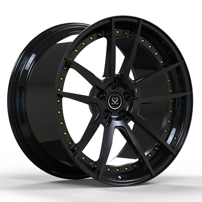 Staggered 20 21 inch 2 stuk gesmeed wielen Gloss Zwart Voor Bmw 740 Le