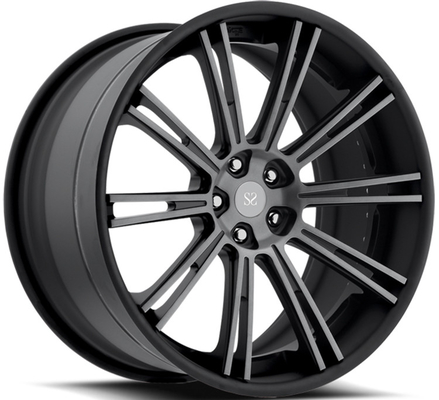 Voor Benz SLS-Klasse Zwarte Machine Face 18 19 20 21 22 Inch 2-PC gesmeed legering Custom Wheels