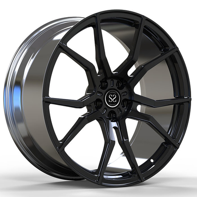Range Rover Autobiografie 2023 Custom 1-PC Gesmeed velgen 20x9.5 Gepolijst en Zwart Gezicht