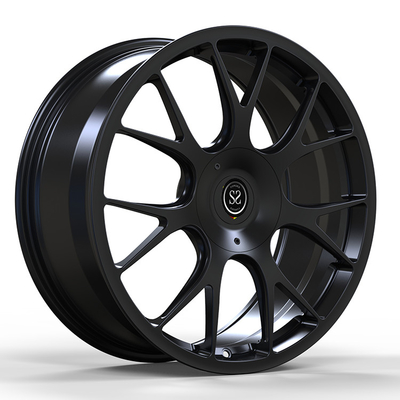 BMW X3M Competition 2020 jaar Custom gesmeed velgen 22x10 en 22x11 Satin Zwart