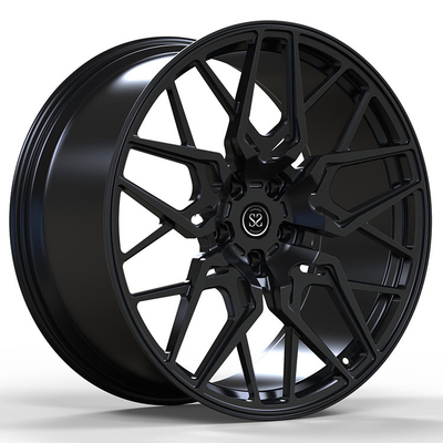 BMW X6 F26 2018 9Jx19 Custom Monoblock Velgen Zwart Glanz