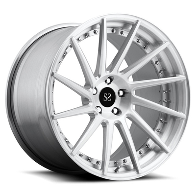 Zilveren vat voor BMW M8 wielen 23 inch 2-PC gesmeed legering Custom Rims