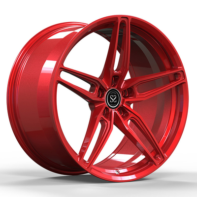 Dodge Durango 20x8.5 5x127 Glanzend Rood 1-PC Rims