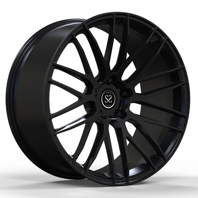 SLS AMG Zwarte serie 20x10.5/21x11.5 Custom 1-PC Rims Gloss Zwart
