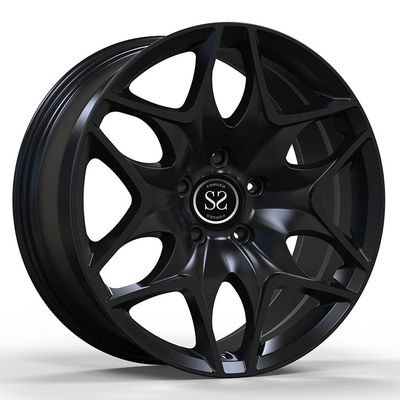 VW ID Buzz Custom Gesmeed 2-PC Rims 22x9.0 en 22x10.5 Satin Zwart