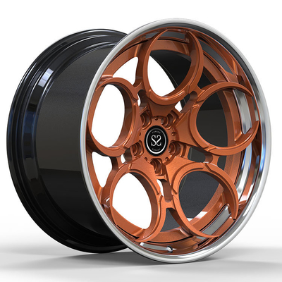 22x11 en 22x12 2 stuk gesmeed wiel Goud gepolijst Voor BMW X5