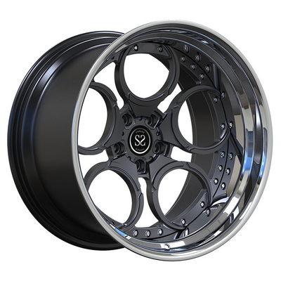 Nissan GTR Staggered 19 en 20 inch 5x114.3 PCD Custom 2-PC gesmeed legerings velgen