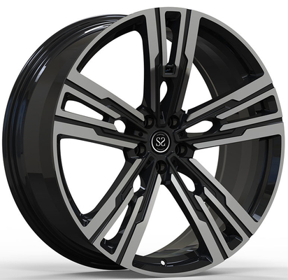 8.5Jx19 ET48 en 9.5Jx19 ET48 Gloss Zwart Gepolijst Gezicht 1-Piece Gesmeed wiel Voor BMW M4