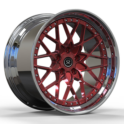 18x9.0 Custom 2-Piece Gesmeed Wielen Voor 1993 Opel Calibra Turbo