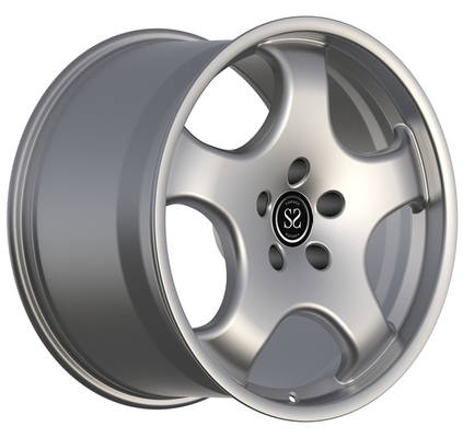 Porsche 991.1 turbo zilveren velgen 21x11.5 ET 49/5x130/71.6