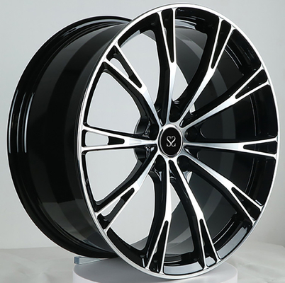 Audi allroad C7 gesmeed velgen 20x9.0/ET32/21/5x112/66.6 Glanzend Zwart Bewerkte gezicht
