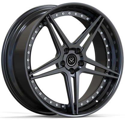 22x10.5ET20/5x112/66.5 Satin Zwarte Custom Velgen Voor Audi RS6 4G 2016