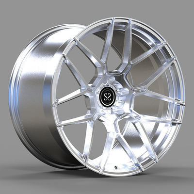 Porsche 996 Turbo Clear Geborstelde 1-delige Gesmede Velgen 18x9 en 18x12