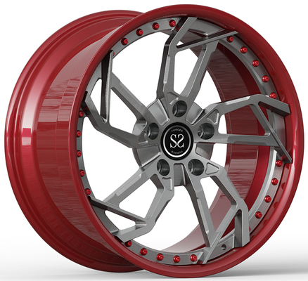 20x9.5 en 21x12 Custom 2-PC Gesmede Velgen voor Porsche Carrera 992