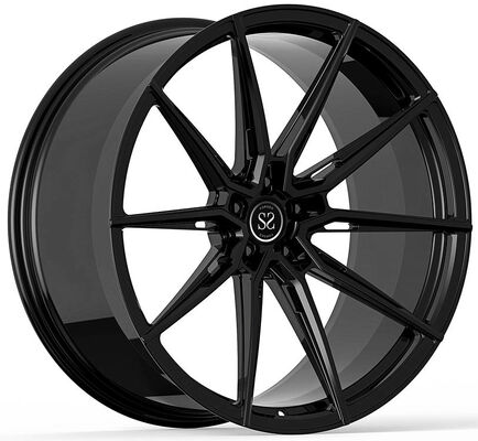 21x9.5 en 21x11 Piano Zwart Custom 1-PC gesmeed velgen met 5x130 bout patroon voor Porsche