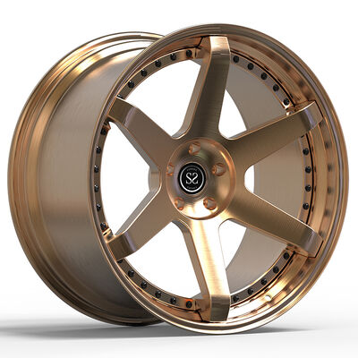 21x9.5 en 21x11 Brons gepolijst Custom 2-PC gesmeed velgen voor M6 Coupe 2016