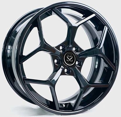 19x9.5 en 19x11 Glans Zwarte 3-delige Velgen voor BMW M3 E46