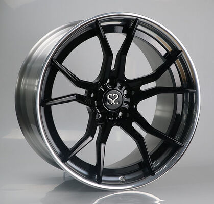 Audi R8 Gloss Disc en gepolijste lip 20x8.0 en 20x11 Custom 2-PC velgen