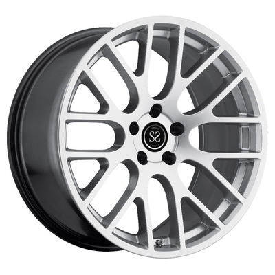 18 19 20 21 22“ zilveren zwarte twee van het het wielaluminium van de kleurenlegering gesmede randen monoblock